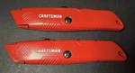 (2) Craftsman Razor Utility Knife Cutter Retractable Blade 6 Long Pre-owned. Fixed Price $15.99.