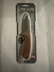 Camillus Arvo Folding Knife 3 Titanium Treatment 420 Steel Blade Micarta - 19479. Fixed Price $19.00.