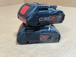 2-PACK Bosch GBA18V40 Genuine CORE18V 4.0 Ah Li-ion Battery Poor. Fixed Price $40.00.