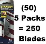 Stanley 11-921 Heavy Duty Utility Blades 50 Packs. Fixed Price $86.93.