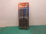 Pittsburgh 93111 Long Drive Pin Punch Set 5 Piece Carbon Steel Black Oxide Tool. Fixed Price $9.91.