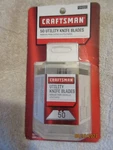 Craftsman Utility Knife Blades 50 Pack...***sealed***brand New***!!!!!. Fixed Price $7.55.