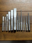 Rare Vintage Craftsman Usa 13 Piece Punch & Chisel Set Circle. Fixed Price $45.99.