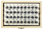 Hardened Steel Metal Number & Letter Punch Set. Fixed Price $60.71.