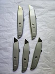 5 Pack Piece Utility Blade Knife Grey Light Weight 1 Per. Fixed Price $21.99.