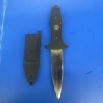 80'S Gerber Frisco Shiv Blackie Collins Double Edge Survival Blade Knife. Fixed Price $124.99.