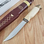 Marttiini Bear Fixed Knife 4.25" 1.4034 Steel Blade Waxed Curly Birch Handle. Fixed Price $161.89.