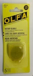 Olfa #9459 Rotary Blades - 28MM, In Pack. Fixed Price $19.95.