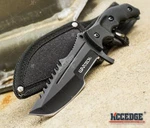 8.5" Full Tang Tactical Tanto Blade Fixed Black Knife Assassin. Fixed Price $17.95.