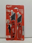 Milwaukee 48-22-1503 Fastback Folding Utility Knife Set. Fixed Price $19.00.
