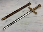 Denix Excalibur Letter Opener Sword 7" Metal Alloy Unsharpened Blade + Scabbard. Fixed Price $25.19.