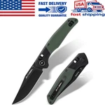 Flissa Folding Pocket Knife 3.4" 14C28N Steel Blade Crossbar Lock For Outdoor. Fixed Price $33.99.