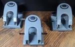 Lot 3 Officemate Two-hole Paper Punches 50 Sheet Capacity Gray Chip Drawer. Fixed Price $35.00.