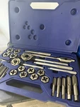 Westward Steel Tap & Die Set Silver Blue With Plastic Case. Fixed Price $400.00.