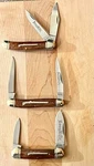 Set Of 3 Rough Rider Long Rifle Series Knife Collection. Fixed Price $69.99.
