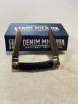 New Rough Rider Denim Micarta Full Size Moose Pocket Knife T10 Carbon Steel. Fixed Price $24.99.