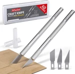 Exacto Knife Set - 2 Knives With 60 Blades Precision Craft For Art, Clay. Fixed Price $10.99.