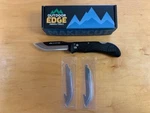 New Outdoor Edge Onyx Edc 3.0" Replaceable Blade Folding Knife OX-30. Fixed Price $22.98.
