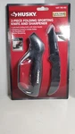 Sharpener & Nylon Handle Sporting, Steel Clip Point Straight Edge Tactical Knife. Fixed Price $13.00.