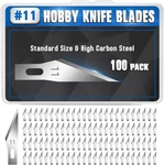 Diyself 100 Pcs Exacto Knife Blades, SK5 Carbon Steel #11. Fixed Price $17.35.