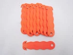 10 Pack Klever Kutter Fixed Blade Safety Recessed 4-5/8" Textured Grip Orange. Fixed Price $17.99.