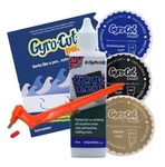 Gyro-cut Pro Tool + Standard, Medium Deep Nibs Sticky Mat Adhesive. Fixed Price $67.20.