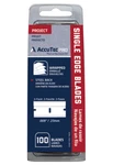 Accutec Pro Steel Back Single Edge Razor Blade, 100 Pack. Fixed Price $12.99.
