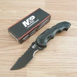 Smith Wesson M&p Folding Knife 3.25" 4034 Steel Blade Aluminum/rubber Handle. Fixed Price $56.99.