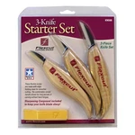Flexcut Starter 3 Knife Set KN500 1095 High Carbon Steel Blades And Ergonom.... Fixed Price $105.28.