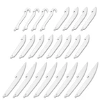 3.5" Razorsafe Replacement Knife Blades 24 Piece Value Pack 12 Sharp-po. Fixed Price $50.85.
