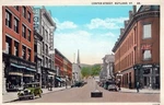 Center Street Rutland Vermont Vintage White Border Post Card. Fixed Price $6.93.