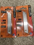 Lot 2 Techni-edge TE01-773 18MM Snap Off Utility Knife Blades Point 5 Pack. Fixed Price $7.49.