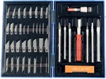 Hawk PL1648 51 Pc Hobby Knife Set Woodwork, Crafts & Art Project Tools. Fixed Price $29.73.