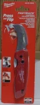 Milwaukee 48-22-1525E Fastback Press & Flip Hawkbill Folding Knife. Fixed Price $20.99.