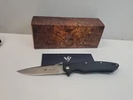 Steel Will Folding Knife 3.63" D2 Tool Blade Titanium/carbon Fiber Handle. Fixed Price $41.50.
