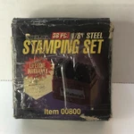 Pittsburgh 1/8" Steel Stamping Set 36PC 00800 New Box. Fixed Price $11.90.