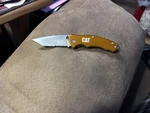 Cat 980011 2.625 Stainless Steel Partially Serrated Tanto Folding Knife B-x. Fixed Price $9.99.