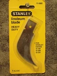 11-980 Stanley Linoleum Blade For Knife 10-199 10-599 10-519, (BN197). Fixed Price $11.99.