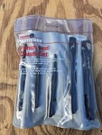Vintage Nos Craftsman Cold Steel Punch & Chisel Set Black Oxide Finish 4301 Usa. Fixed Price $49.99.