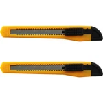 2 Utility Knife Set Box Cutter Snap-off Razor Blades. Fixed Price $6.50.