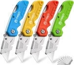 Box Cutter, 4-PACK Tough Folding For Heavy Duty Purpose, Razor Sharp. Fixed Price $14.80.