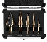5PCS Hss Cobalt, Multiple Hole 50 Sizes High Speed Metal Step Drill Bit Set Case. Fixed Price $32.98.