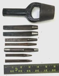 Cs Osborne, Bmo, Gasket Punch, Leather 3/8", #13, Steel,tool, Free Ship. Fixed Price $65.96.
