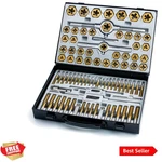 86-PIECE Master Tap And Hex Die Set, Titanium Coating Sae Size To 5/8 Me.... Fixed Price $239.95.