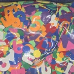 Assorted Colorful Foam Shapes Letters Numbers Craft Pack For Kids. Fixed Price $15.00.