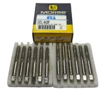 Morse 1/4"-28 Hss Hand Flute Plug Taps Usa Made 12 Pack. Fixed Price $31.49.