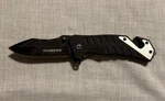 Humvee Carbon Drop Point G10 Aluminum Flipper Folding Rescue Edc Pocket Knife. Fixed Price $10.74.