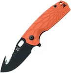 Fox Core Hunter Folding Knife 3.13" Becut Steel Guthook Blade Orange Frn Handle. Fixed Price $191.99.