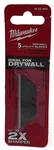 Milwaukee 48-22-1933 Micro Carbide Utility Knife Blades 5 Pack Drywall. Fixed Price $11.95.