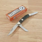 Marbles Sowbelly Pocket Knife D2 Tool Steel Blades Black Micarta Handle MR431. Fixed Price $24.09.